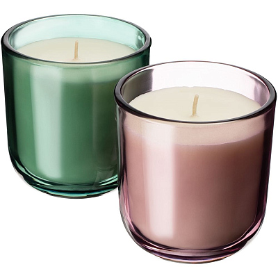 Ароматическая свеча Vitral, красный апельсин и базилик, фиолетовая