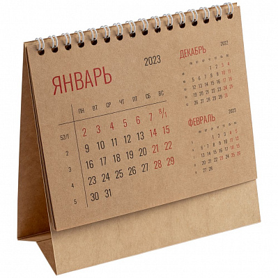 Календарь настольный Datio крафт