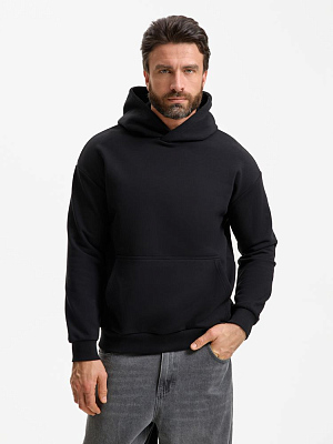 Худи унисекс оверсайз Daylero, черное