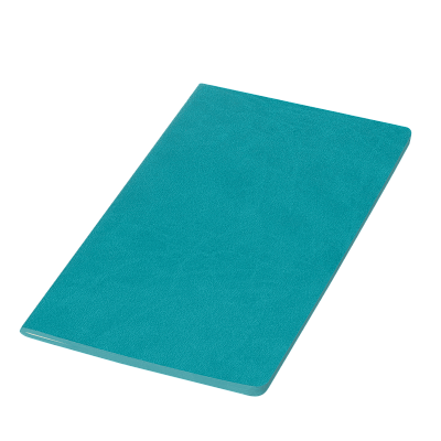 Блокнот Corsa slim, бирюзовый