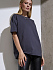 Футболка Oversize Premium, темно-серая (антрацит) - Фото 4