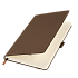 Ежедневник Альфа (Alpha) недатированный, коричневый/бежевый - Фото 2