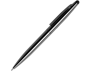 Ручка шариковая металлическая Glory со стилусом (Цвет вороненой стали)
