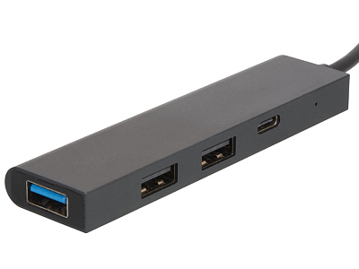 USB-хаб Command с коннектором 2-в-1 USB-C и USB-A, 2.0/3.0