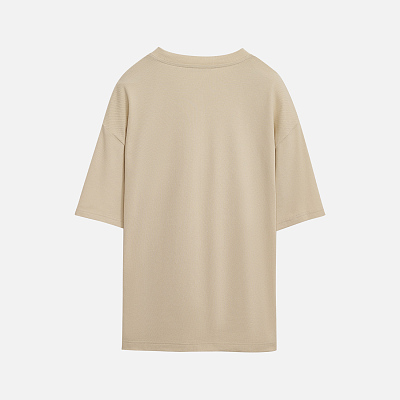 Футболка унисекс премиум AURA, бежевый