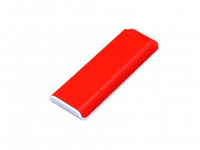 USB 3.0- флешка на 32 Гб с оригинальным двухцветным корпусом (Красный/белый)