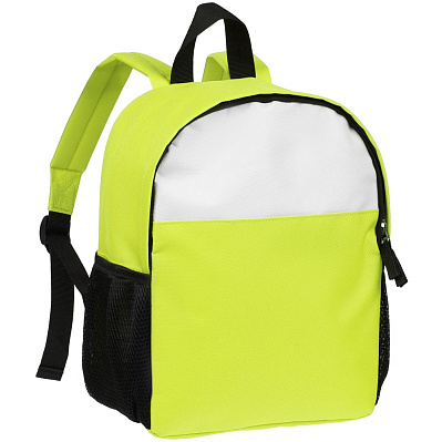 Детский рюкзак Comfit, белый с зеленым яблоком (Зеленый)