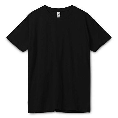 Футболка унисекс Regent 150, черная (Чёрный)