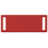 Шильдик металлический Kova, красный - Фото 1