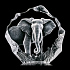 Скульптура "Слон", прозрачный - Фото 1
