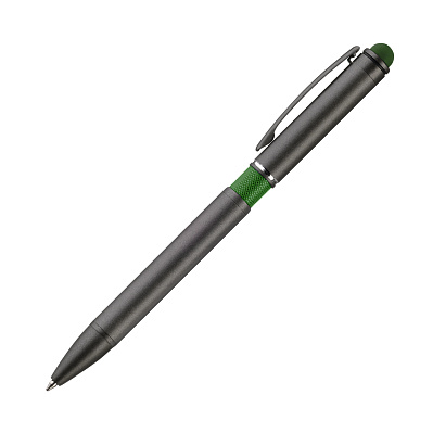Шариковая ручка IP Chameleon, зеленая (Серый)