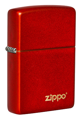 Зажигалка ZIPPO Classic с покрытием Metallic Red, латунь/сталь, красная, матовая, 38x13x57 мм (Красный)