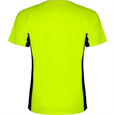 Спортивная футболка SHANGHAI мужская, ФЛУОРЕСЦЕНТНЫЙ ЗЕЛЕНЫЙ/ЧЕРНЫЙ 2XL