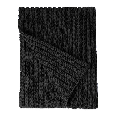 Шарф вязаный НАСВЯЗИ© шерсть/акрил