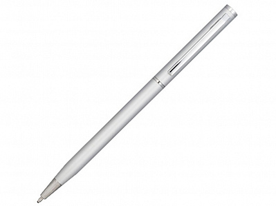 Ручка металлическая шариковая Slim (Серебристый)