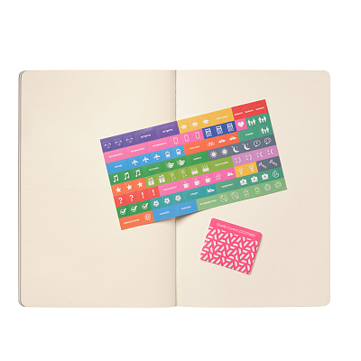 Блокнот Альфа Слим (Alpha slim), красный