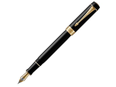 Ручка перьевая Duofold Classic Centennial, M (Черный, золотистый)