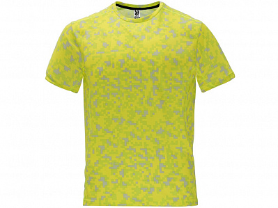 Спортивная футболка Assen мужская (Пиксельный неоновый желтый)