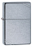 Зажигалка ZIPPO Vintage с покрытием Street Chrome™, латунь/сталь, серебристая, матовая, 38x13x57 мм - Фото 1