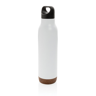 Герметичная вакуумная бутылка Cork, 600 мл (Белый;)