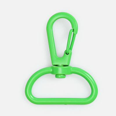 Застежка-карабин Snap Hook, L  неон (Зеленый)
