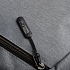 Рюкзак PULL, серый/чёрный, 45 x 28 x 11 см, 100% полиэстер 300D+600D - Фото 6