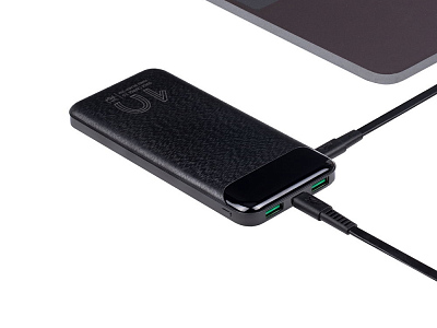 Внешний аккумулятор с дисплеем, 10000 mAh