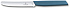Нож столовый VICTORINOX Swiss Modern, волнистое лезвие 11 см с закруглённым кончиком, синий - Фото 1