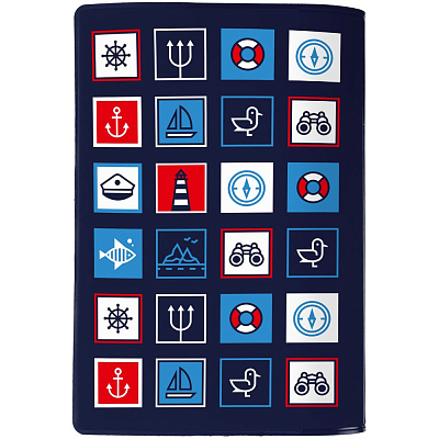 Обложка для паспорта Industry, ver.2, морская