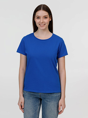Футболка женская E150, ярко-синяя