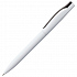 Ручка шариковая Pin, белая с черным - Фото 2