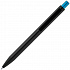 Ручка шариковая Chromatic, черная с голубым - Фото 3