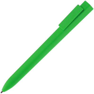 Ручка шариковая Swiper SQ Soft Touch, зеленая (Зеленый)