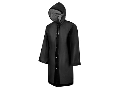 Дождевик Hawaii light c чехлом унисекс (Чёрный)