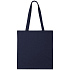 Холщовая сумка Optima 135, темно-синяя - Фото 3