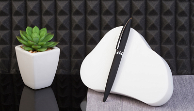 Ручка шариковая "Rocket", покрытие soft touch, черный