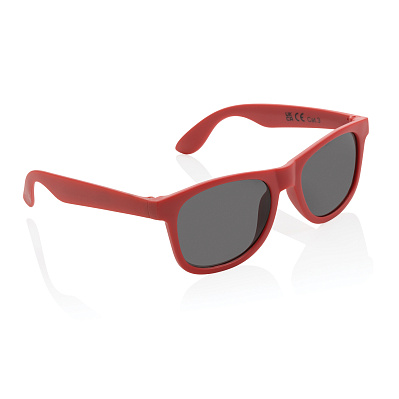 Солнцезащитные очки из переработанного полипропилена GRS (Красный;)