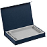 Коробка Silk с ложементом под ежедневник 13x21 см и ручку, синяя - Фото 2