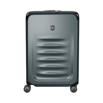 Чемодан VICTORINOX Spectra™ 3.0 Exp. Medium Case, темно-зеленый, поликарбонат Sorplas™, 46x30x69 см, 81 л