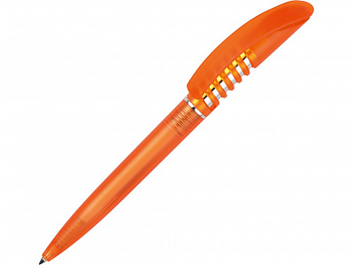 Ручка пластиковая шариковая Серпантин (Оранжевый)