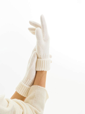 Перчатки Alpine, белые