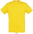 Фуфайка (футболка) REGENT мужская,Жёлтый XS - Фото 1