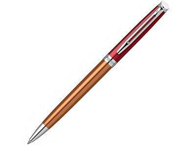 Ручка шариковая Hemisphere French riviera (Оранжевый, красный, серебристый)