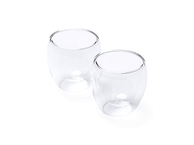 Набор CAPSUL из 2 стаканов с двойными стенками (Прозрачный)