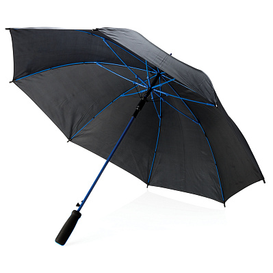 Зонт-трость из стекловолокна, d103 см  (Синий; черный)