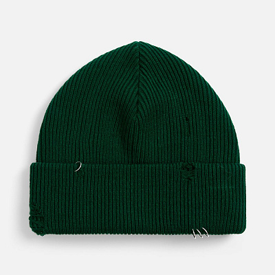 Шапка Ribelle, темно-зеленая (хвойная) (Зеленый)