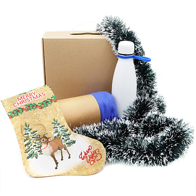 Подарочный набор Теплый вечер   (Синий)