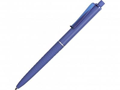 Ручка пластиковая soft-touch шариковая Plane (Светло-синий)