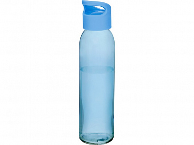 Бутылка спортивная Sky из стекла (Светло-синий)