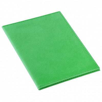 Обложка для паспорта Twill, зеленая (Зеленый)
